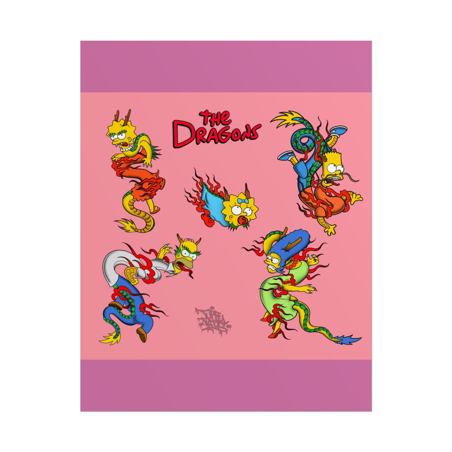 The Simpson’s mashup dragons