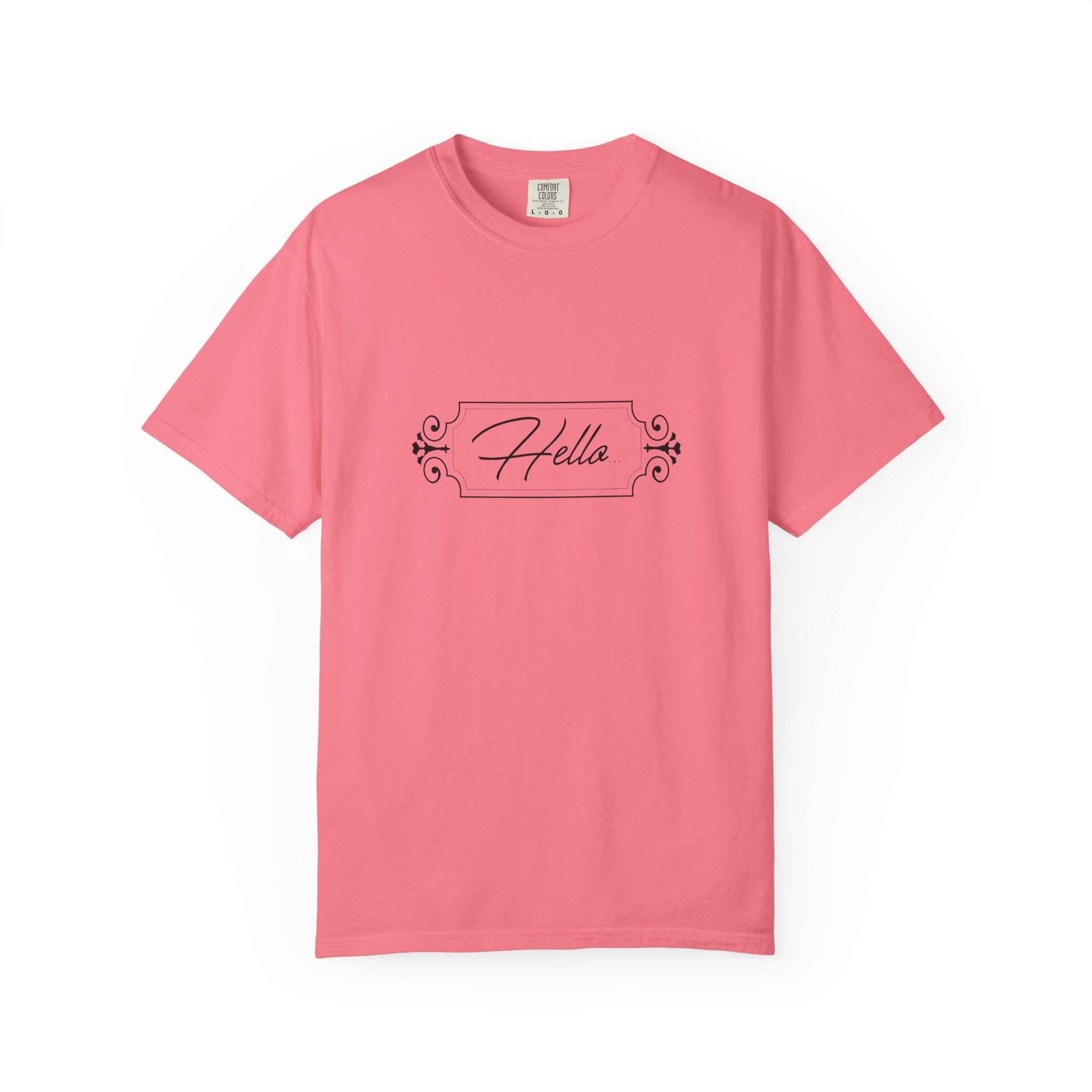 Adult humour- Hello T-Shirt for Everyday Style, Casual Wear, Gifts for Friends, Summer Outfits, Art-Inspired Fashion