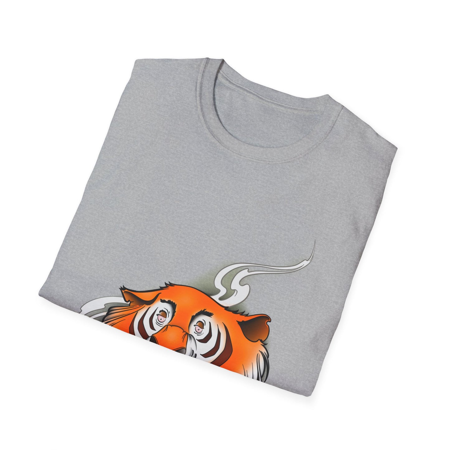 Stoney the Tiger - retro Softstyle T-Shirt