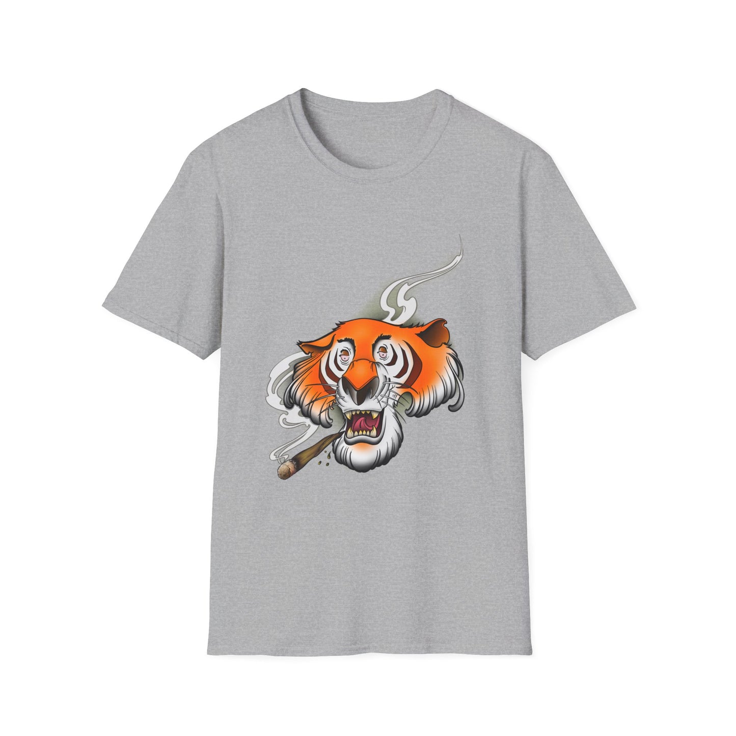 Stoney the Tiger - retro Softstyle T-Shirt