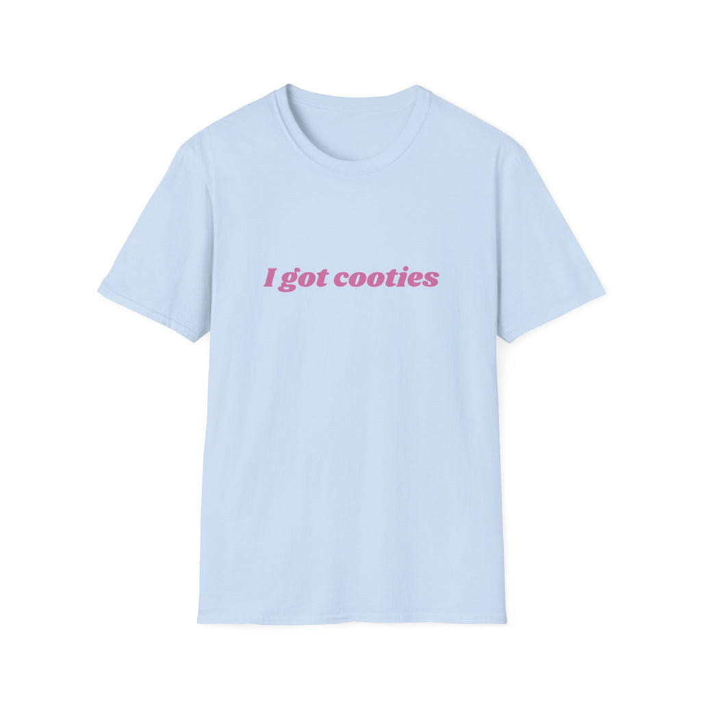 I got cooties - retro Softstyle T-Shirt Light Blue / S 