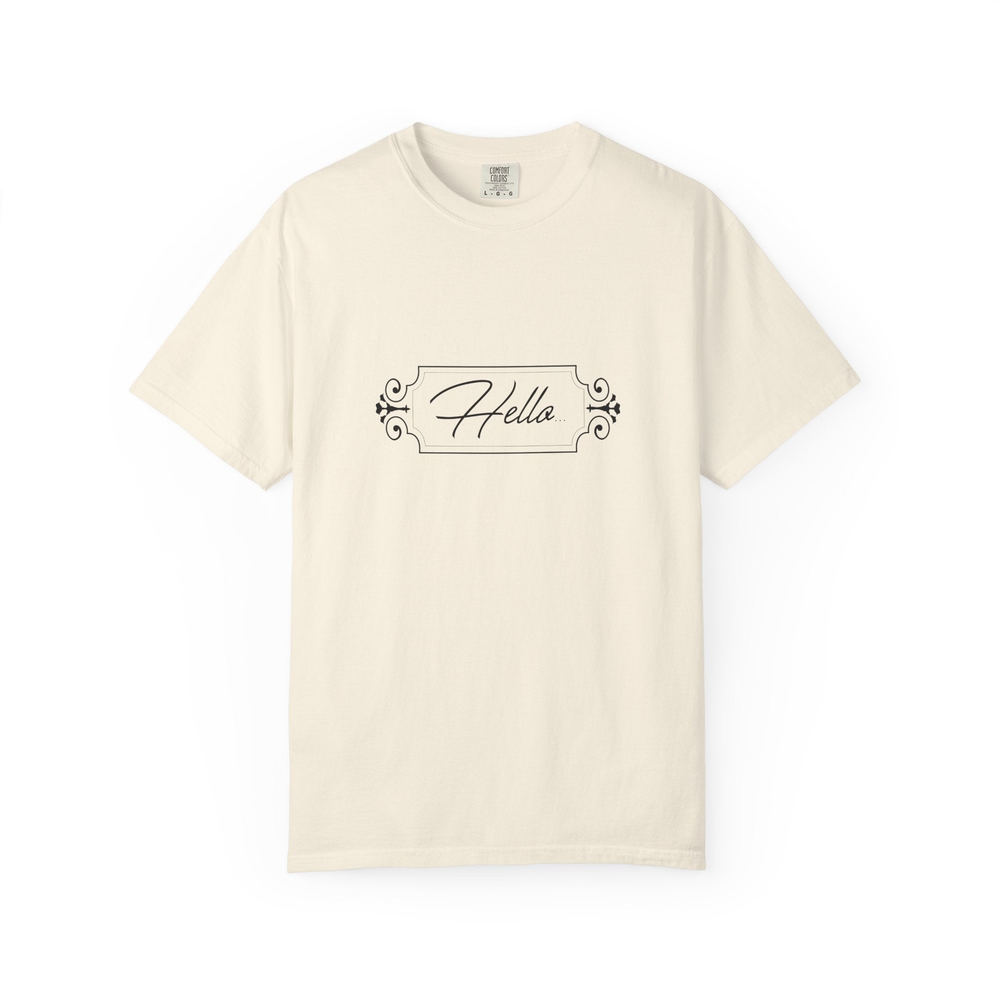 Adult humour- Hello T-Shirt for Everyday Style, Casual Wear, Gifts for Friends, Summer Outfits, Art-Inspired Fashion