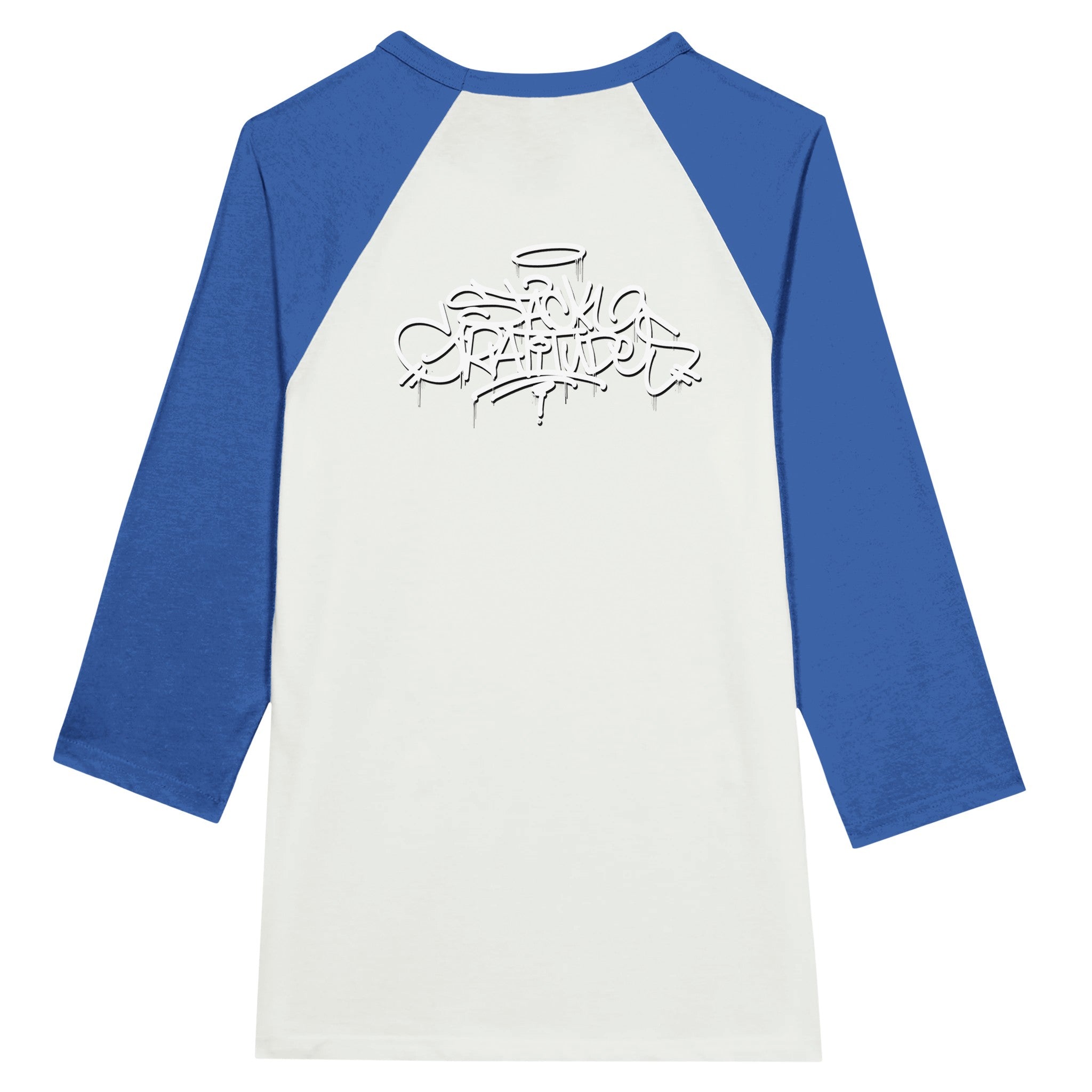 Stack Gratitudes (MTO) 
 Unisex 3/4 sleeve Raglan T-shirt S / Black and Red 