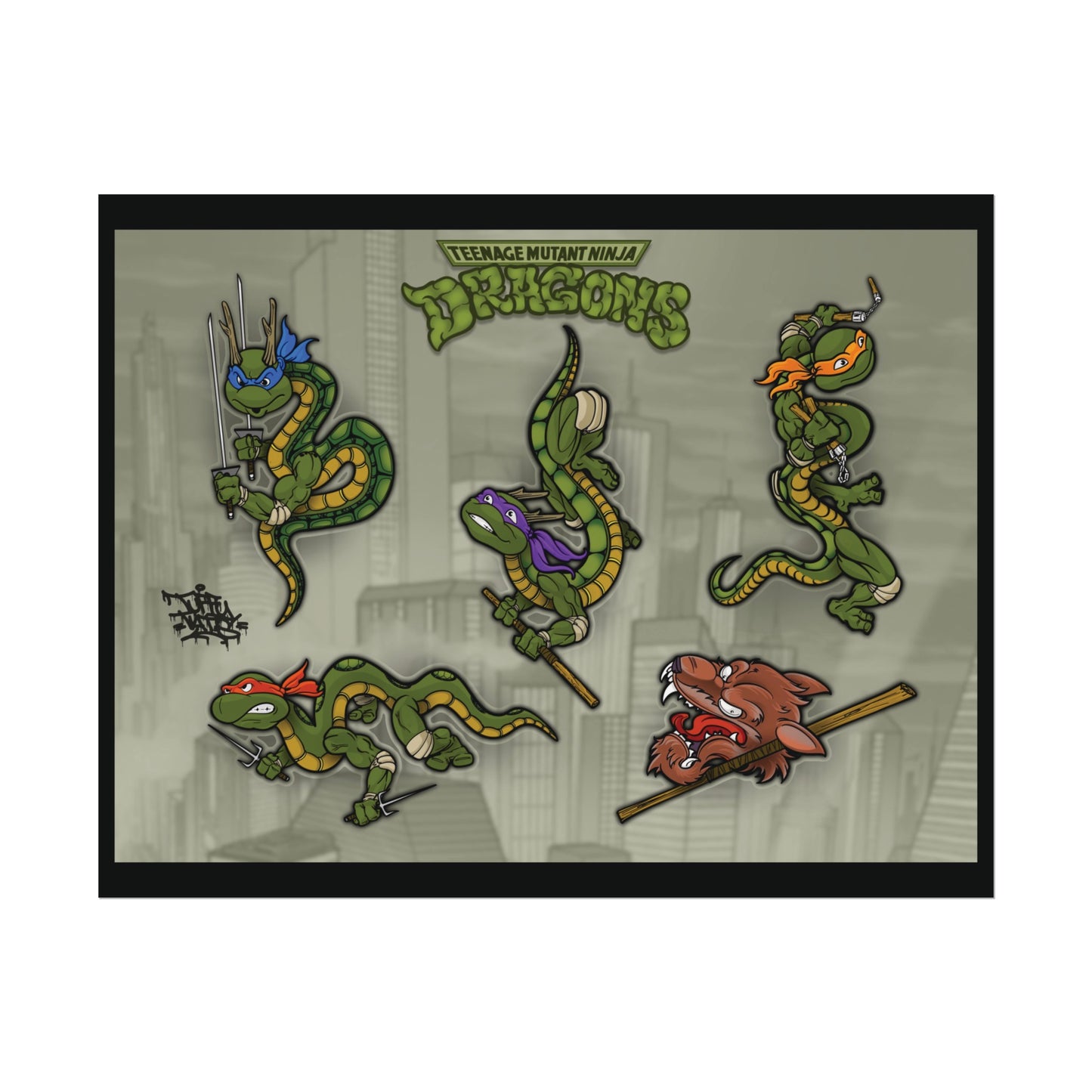 Teenage mutant ninja dragons