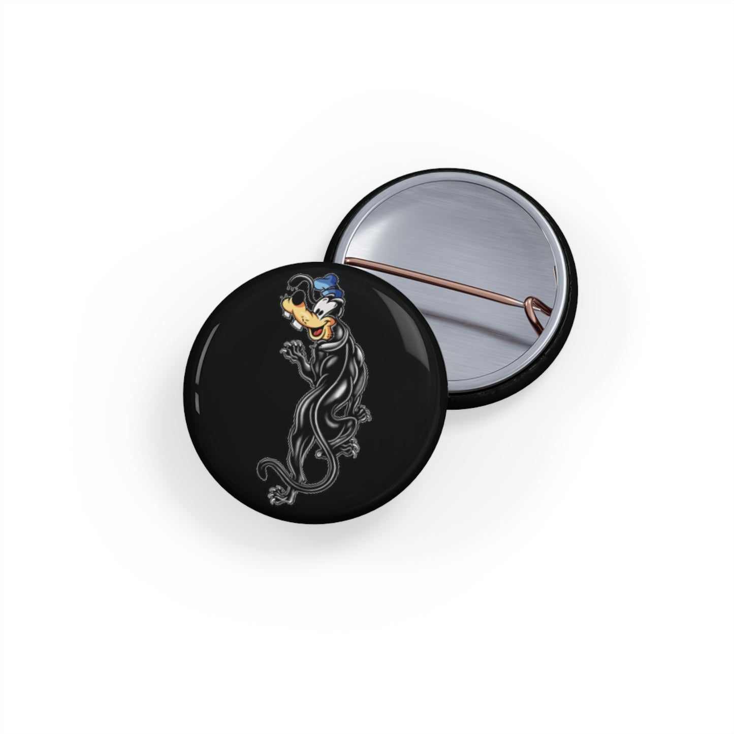 **Goofy Dragon Round Button**