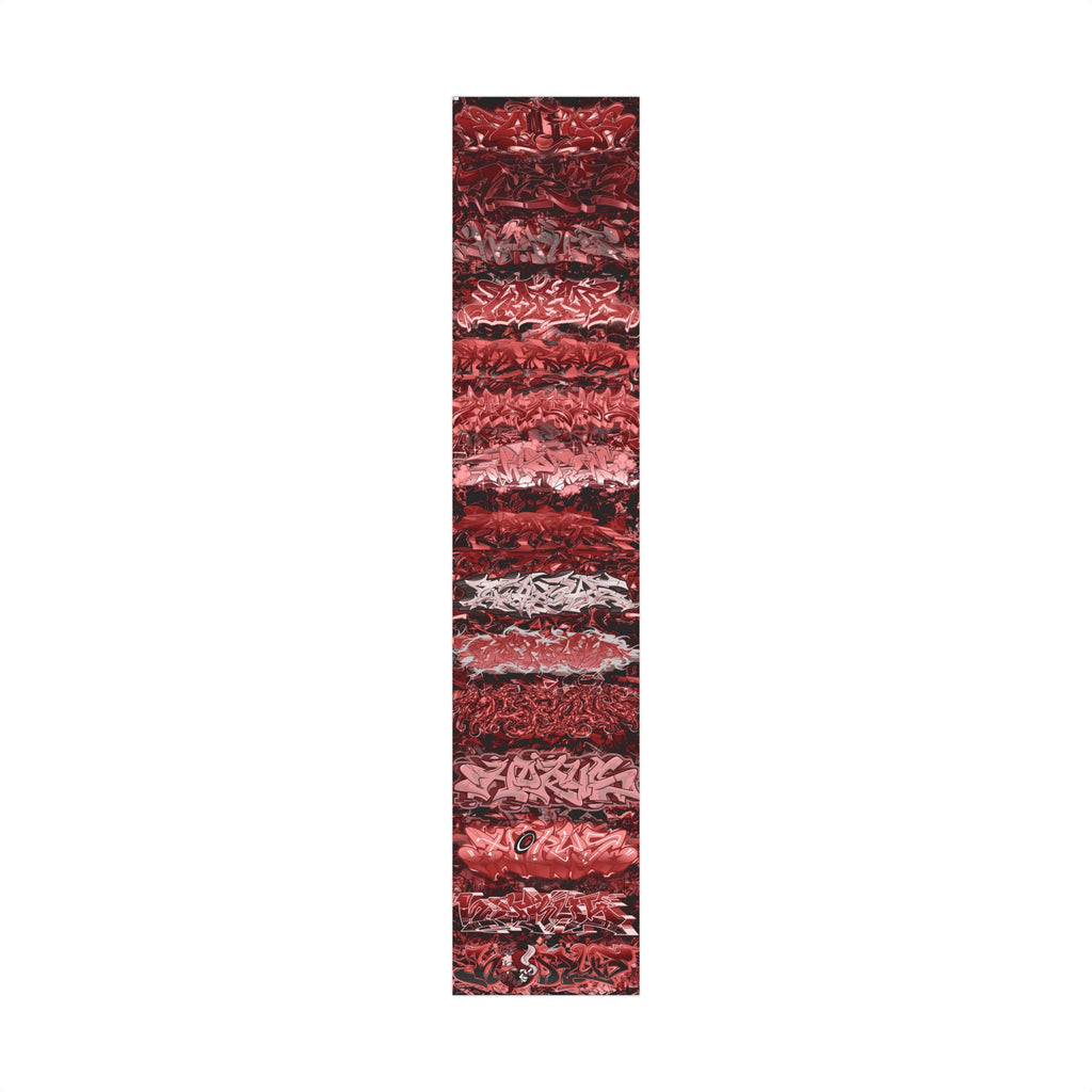 Red Graffiti Gift Wrap Paper — Urban Street Art Wrapping Sheets