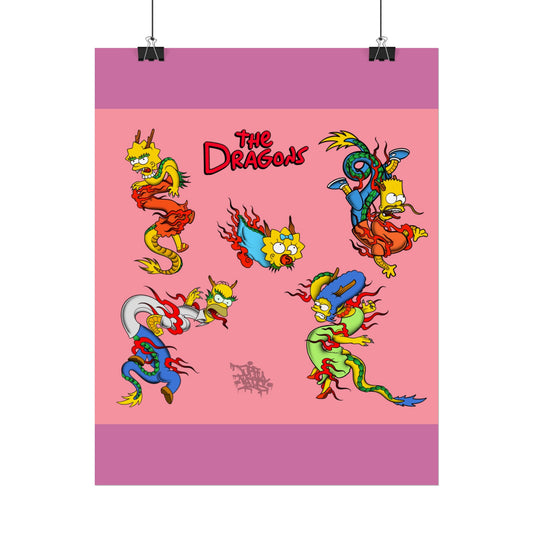 The Simpson’s mashup dragons