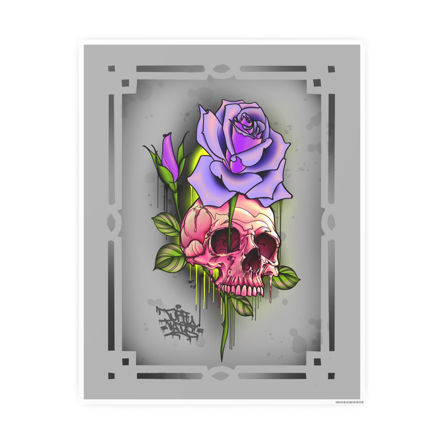 Skull/Rose