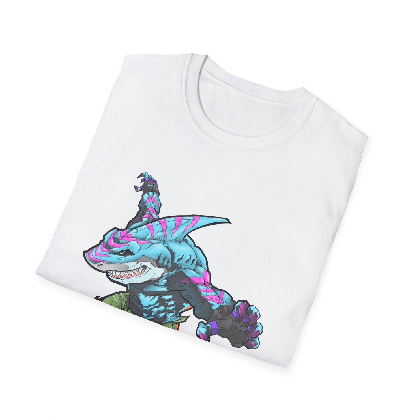 Street shark - retro Softstyle T-Shirt