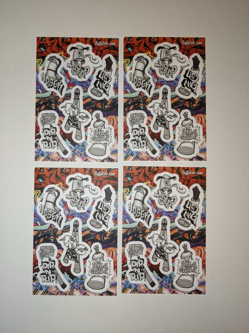 Graffiti sticker sheet