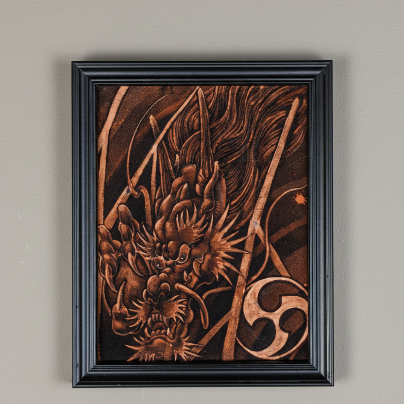 Framed bleach Dragon