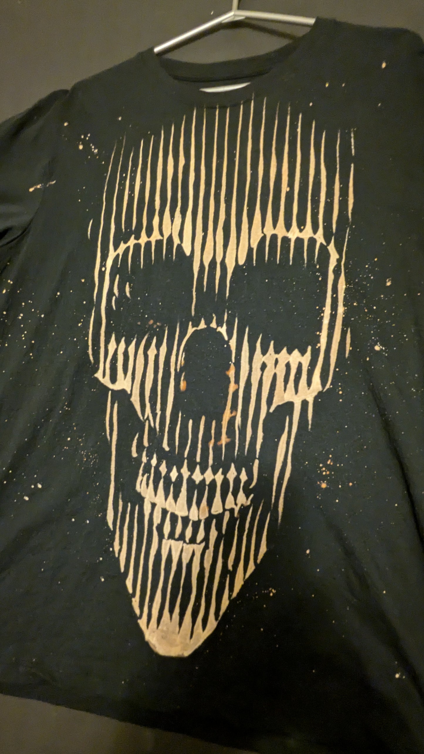 Blinded- bleach paint skull 1