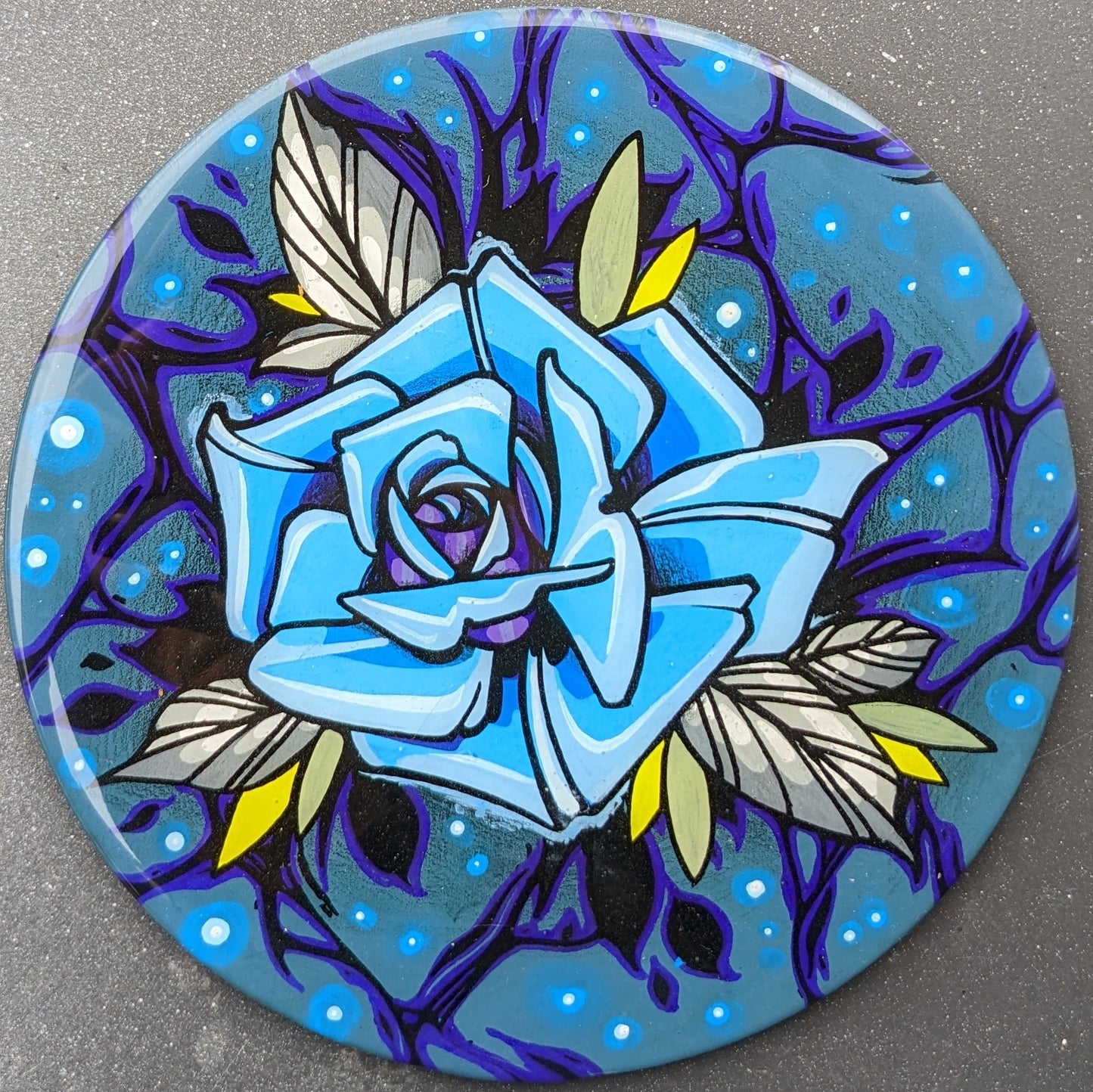 Neo trad rose - Blue