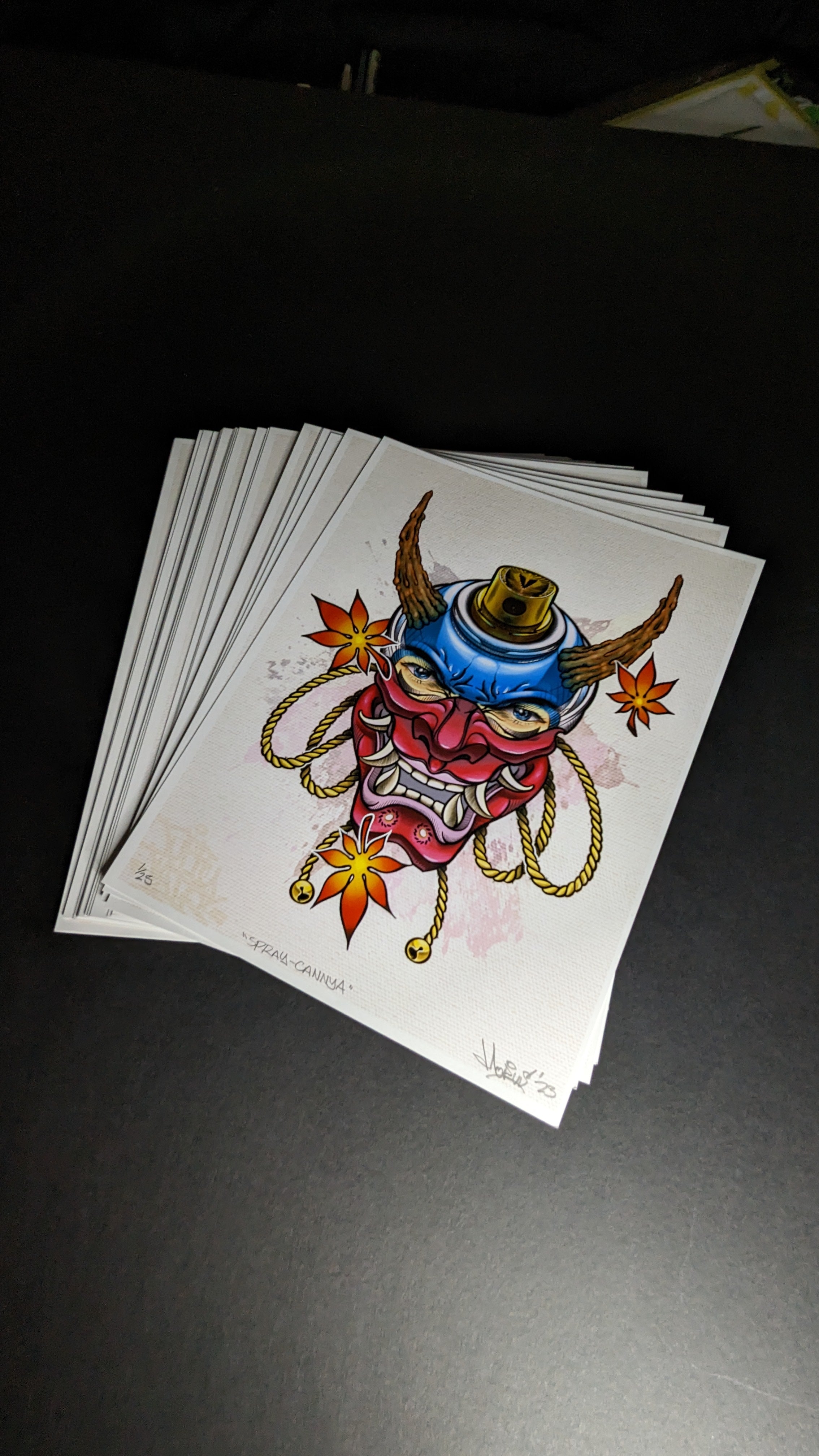 Product image, group of prints to show limited edition.  