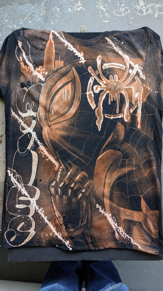 Miles morales Bleach paint tee