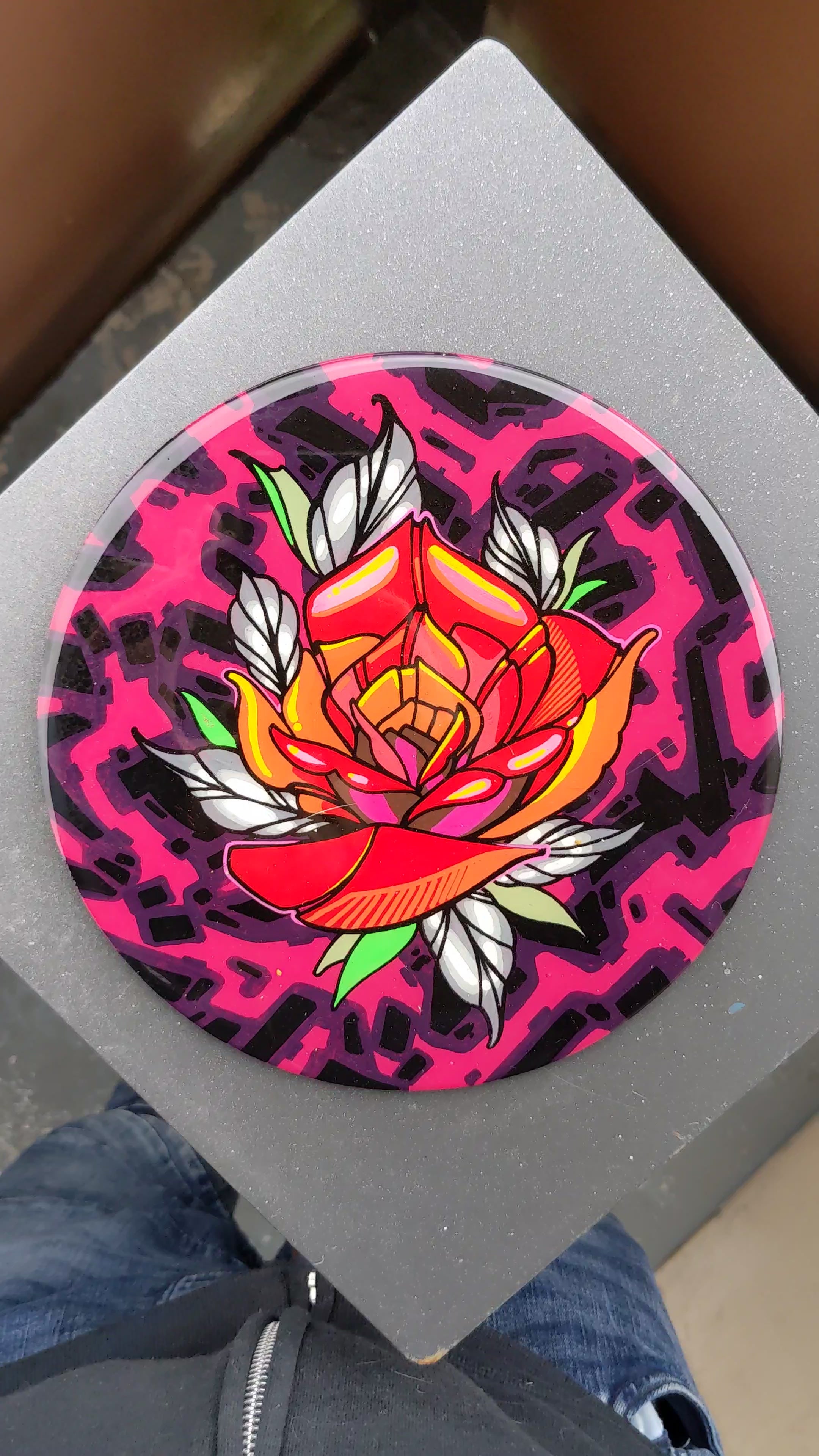 Neo trad rose - Red