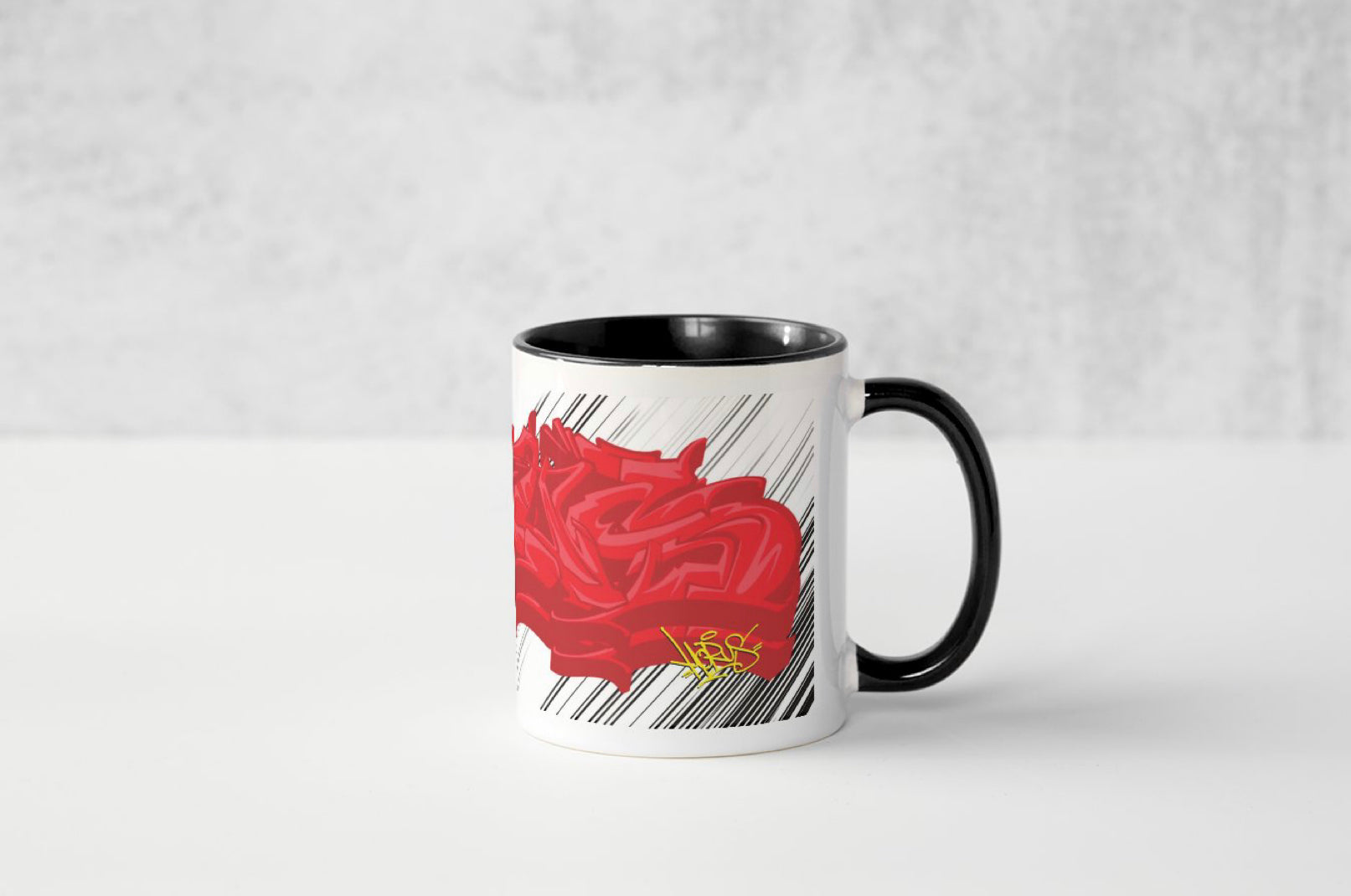 Horus graffiti mug