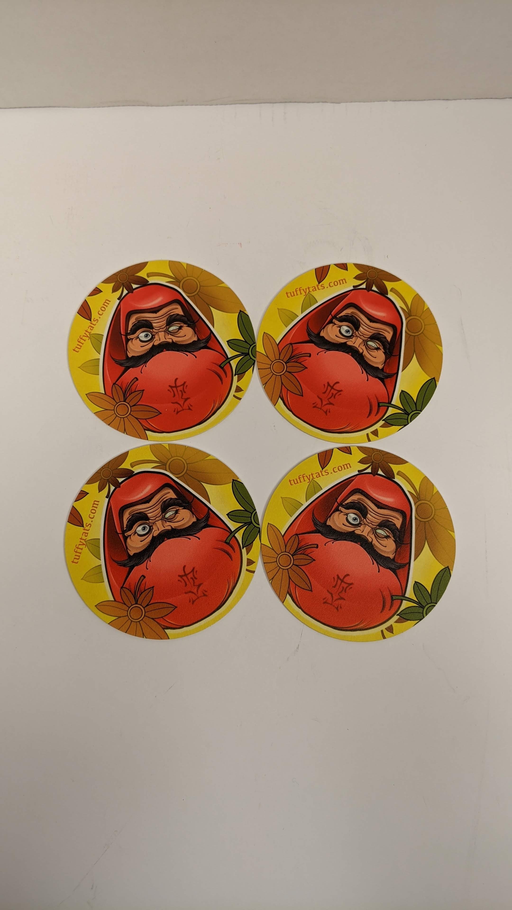 Daruma coaster pack (4)