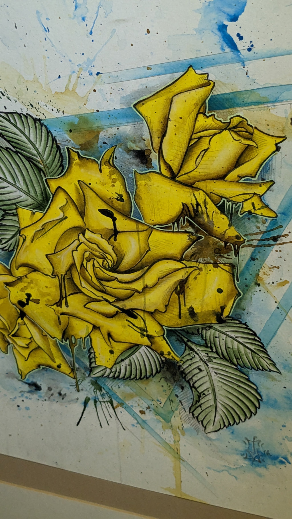 Yellow rose.