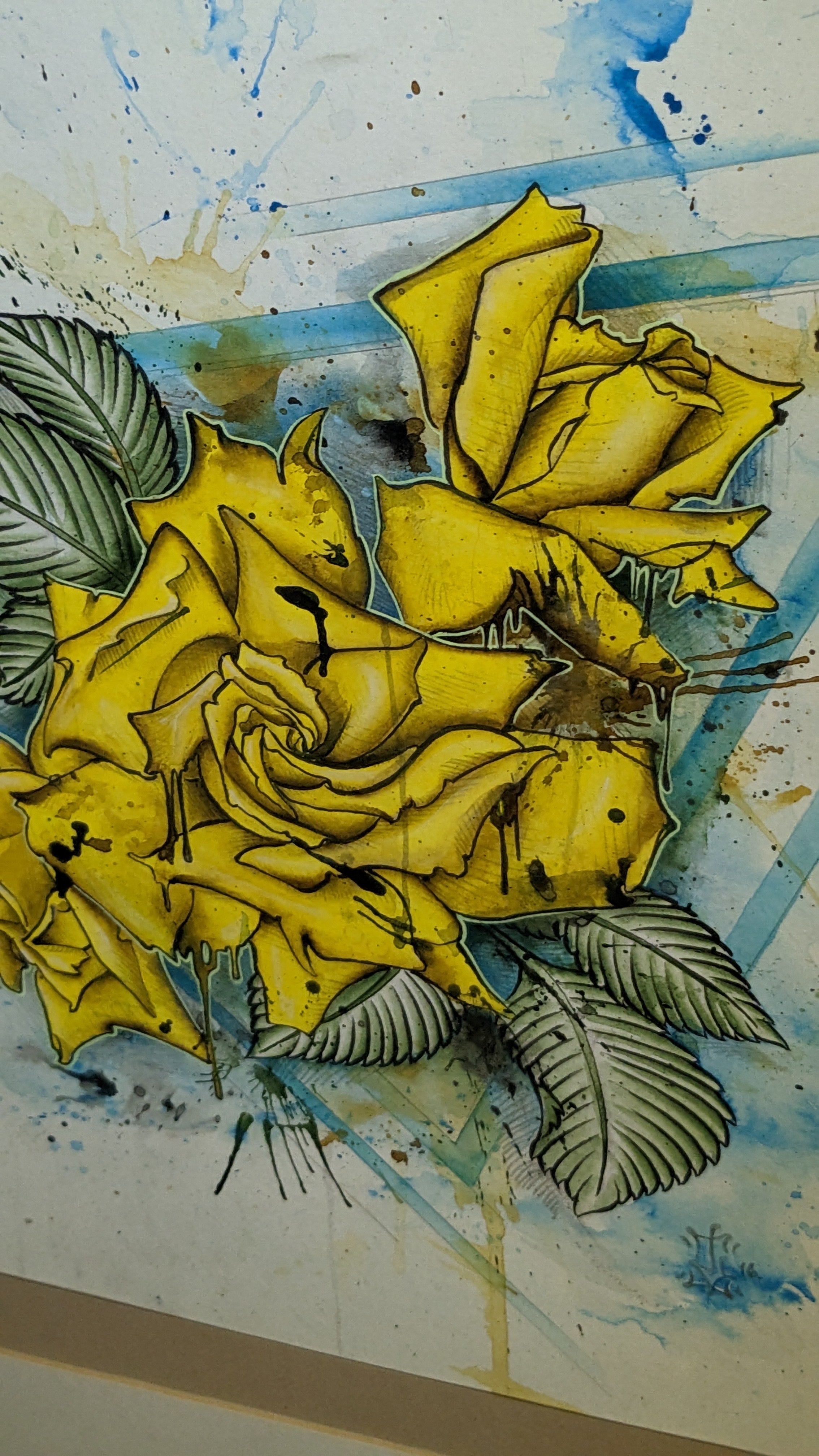 Yellow rose.